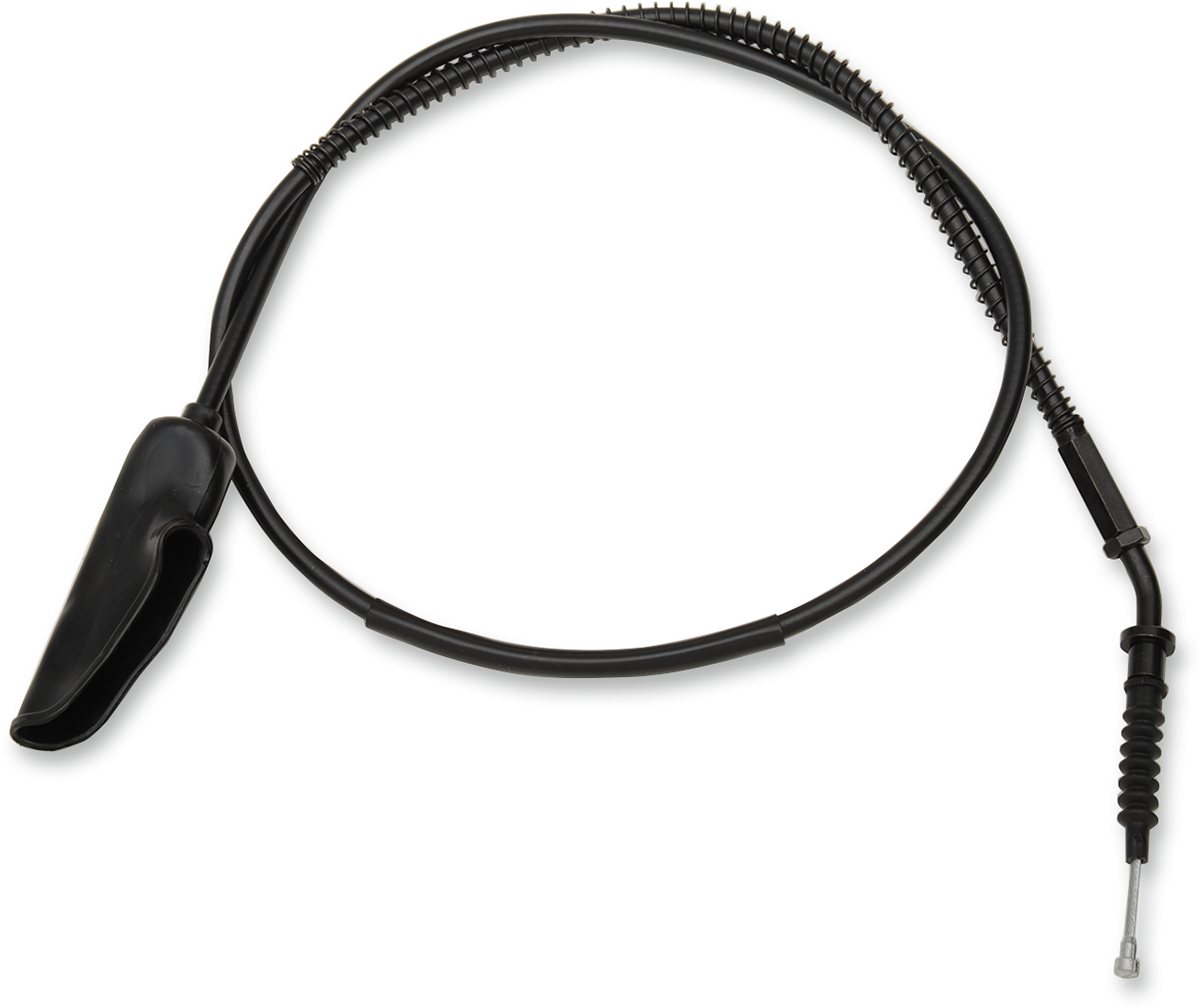 Parts Unlimited vinyl clutch cable for Yamaha 23X-26335-00, showing the black cable with connectors for motorcycle clutch system.