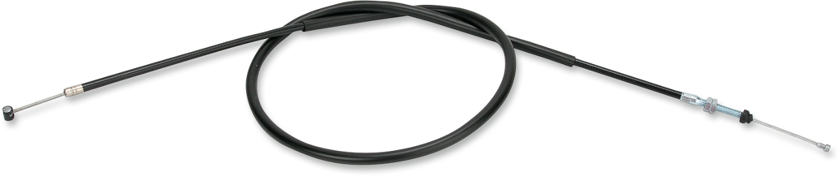 Parts Unlimited vinyl clutch cable for Yamaha 4H7-26335-00, showing the black cable with protective vinyl coating and metal fittings.
