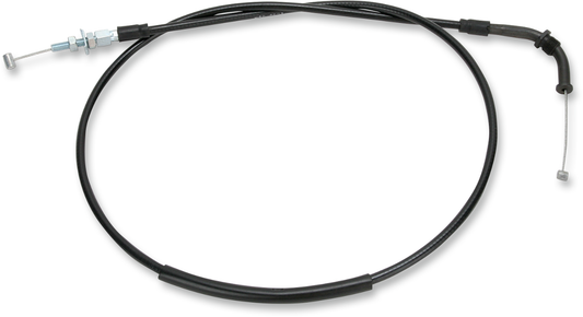 Parts Unlimited vinyl covered throttle cable for 1973-1975 XL250/350 motorcycles, part #17920-356-000, with protective vinyl cover.