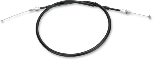 Parts Unlimited vinyl covered throttle cable for Honda XL/XR 1983-1987, part #17920-KF0-000, shown with connectors and cable sheath.