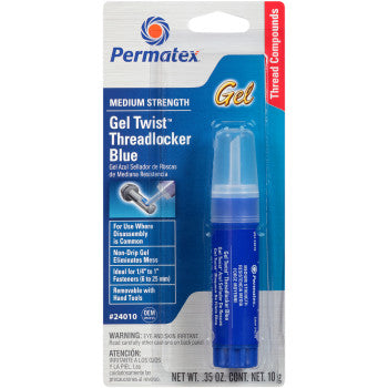Permatex Gel Twist™ Threadlocker (Blue) - Howling Moto