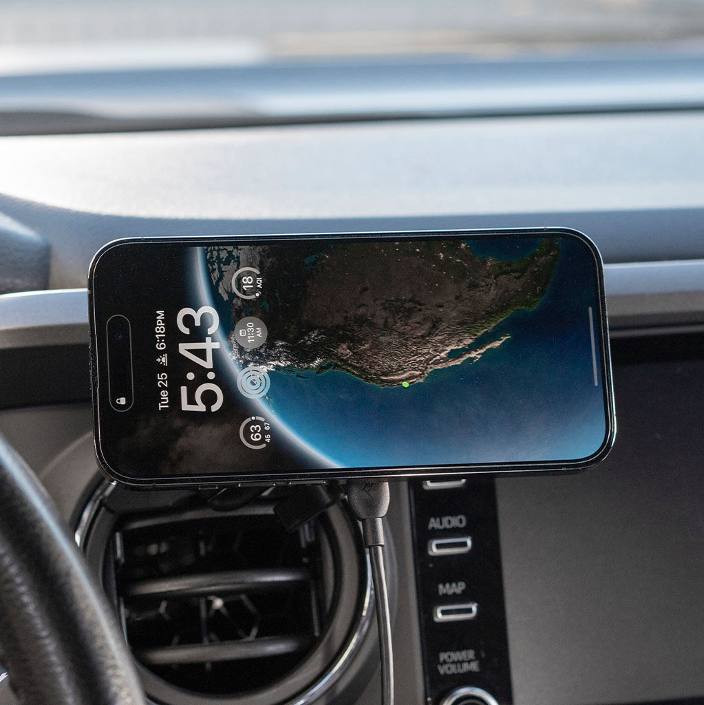 Ball Mount | Charging Non-Locking Qi2 | 1in - Howling Moto