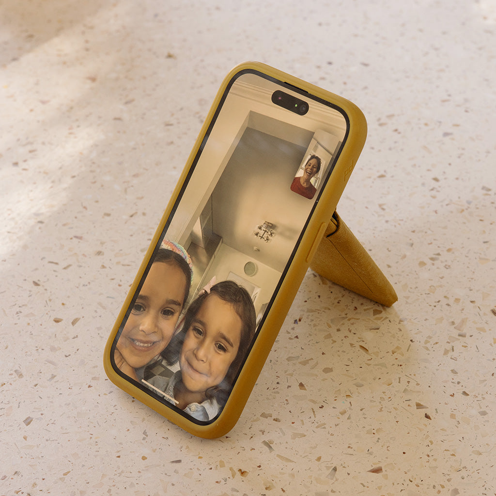Mobile Wallet | Stand Wallet | Sage | Fabric - Howling Moto