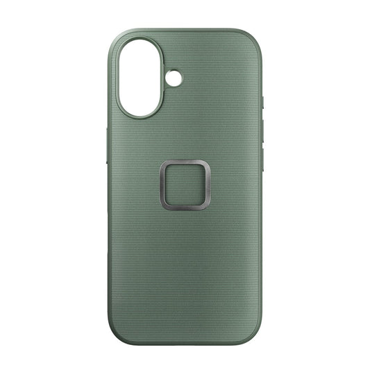 Peak Design Everyday Case for iPhone 17 in Sage color, durable mobile phone case with sleek design and protective features.