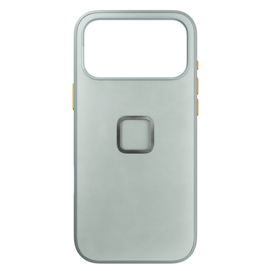 Peak Design Everyday Case for iPhone 17 Pro Max in Cirrus Clarino, slim mobile protective case with sleek design and precise fit.