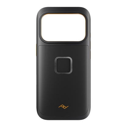 Black Peak Design Gnar Case for iPhone 17 Pro, showing rugged protective mobile phone cover with textured design.