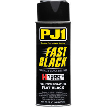 PJ1 Fast Black Matte High-Temperature Paint - 12 oz. net wt - Howling Moto