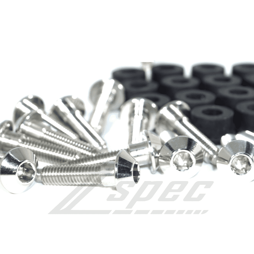 ZSPEC Intake Valve Covers Fasteners & Bushings Kit for '90-96 Z32 300zx, Titanium - Howling Moto