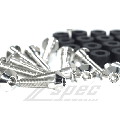 ZSPEC Intake Valve Covers Fasteners & Bushings Kit for '90-96 Z32 300zx, Titanium - Howling Moto
