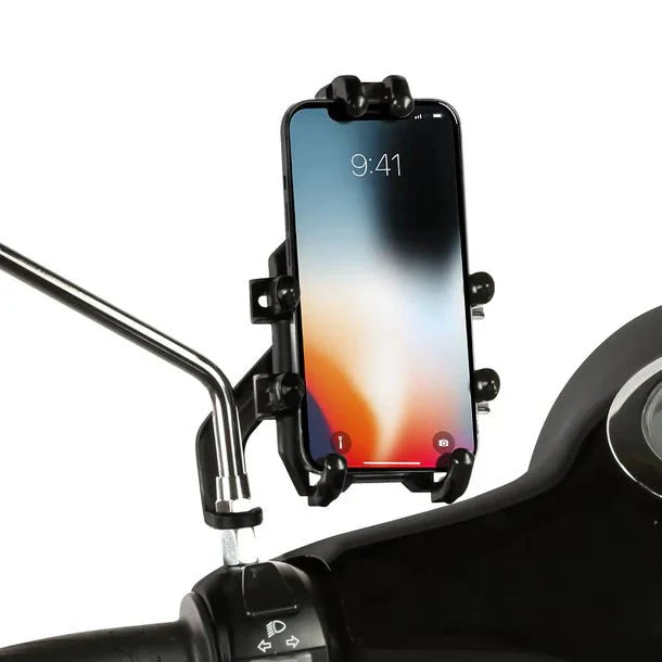 Prima Eagle Claw Cell Phone Holder (Mirror Handlebar Mount) - Howling Moto