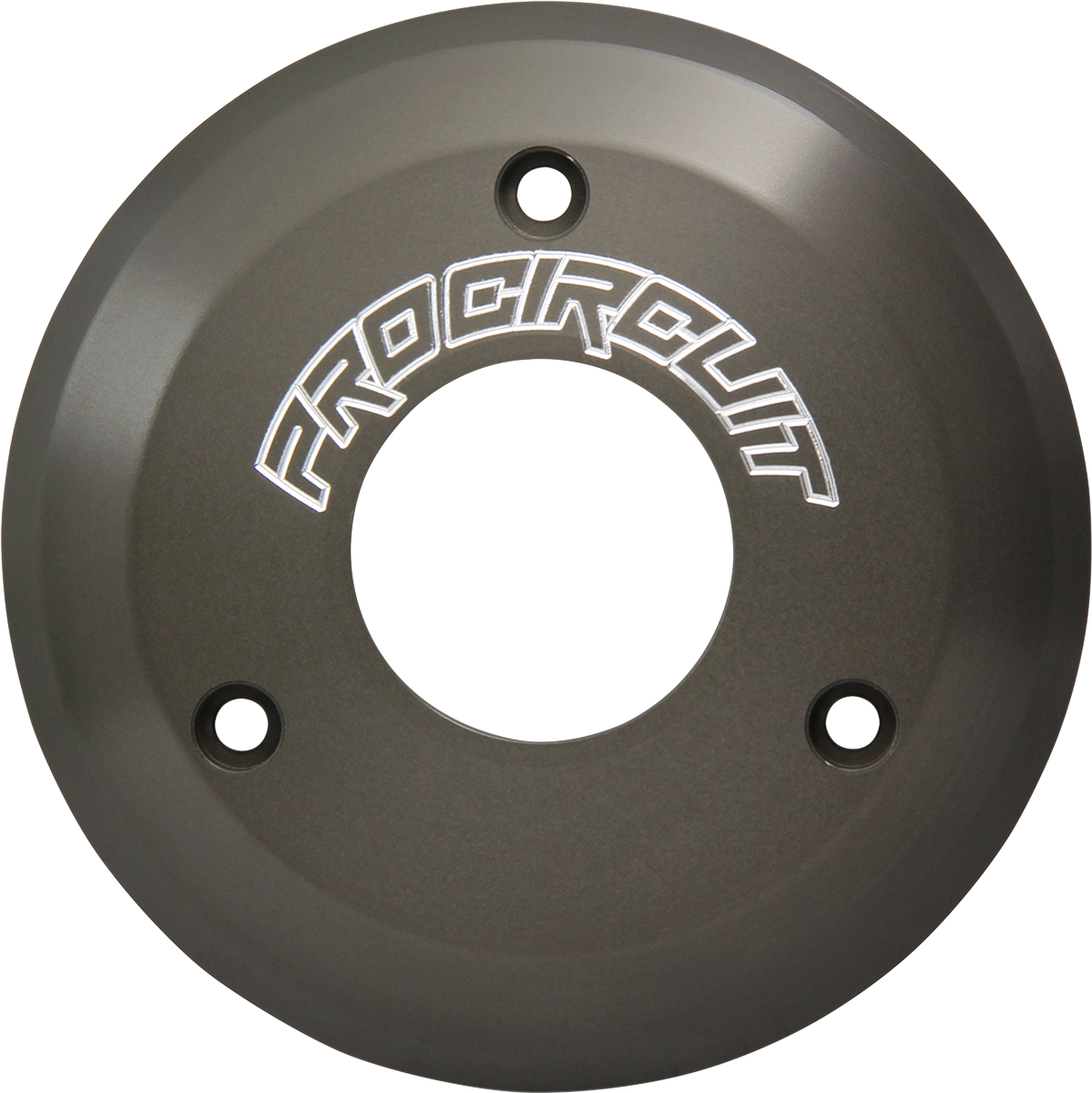 Pro Circuit CNC machined aluminum ignition cover for Kawasaki KLX 110, replacement part with durable construction.