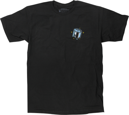 Black PRO CIRCUIT Piston T-Shirt in Large size featuring the PRO CIRCUIT logo and piston graphic for motorcycle enthusiasts.