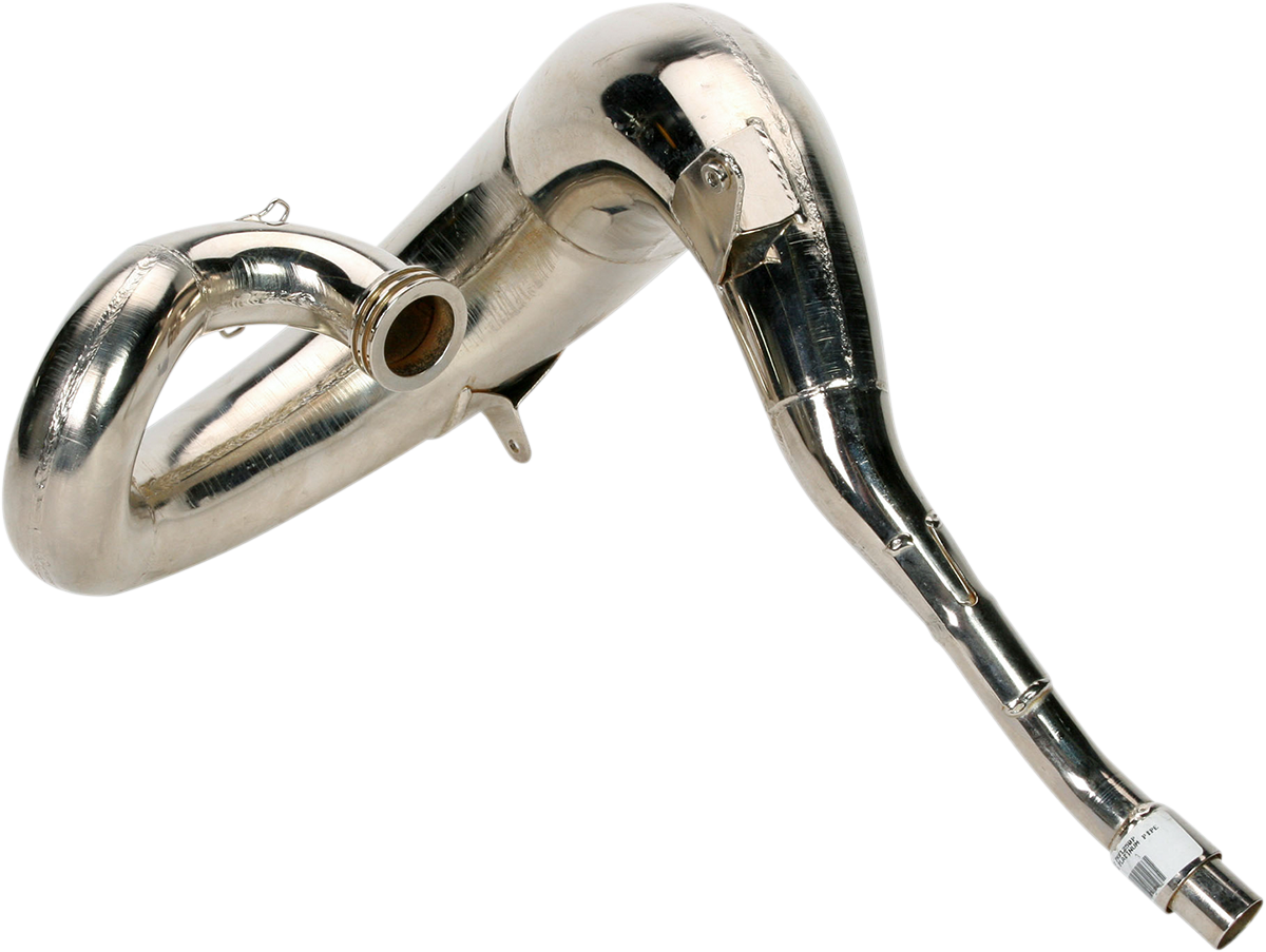 PRO CIRCUIT Platinum Head Pipe PK01250P for motorcycle, showcasing its sleek high-performance exhaust upgrade design