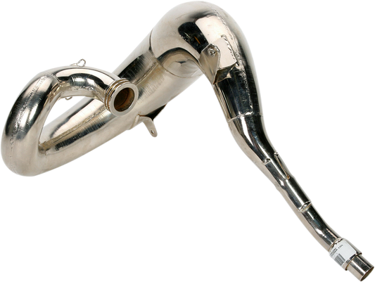 PRO CIRCUIT Platinum Head Pipe PK01250P for motorcycle, showcasing its sleek high-performance exhaust upgrade design