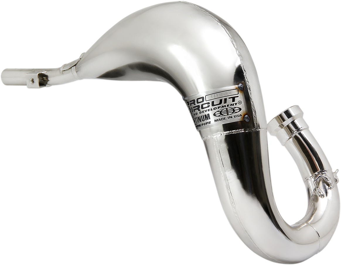 PRO CIRCUIT Platinum Pipe for YZ65 motocross bike, featuring durable nickel plating and enhanced performance.