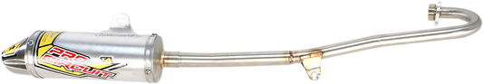 Pro Circuit T-4 Exhaust System 4H01080 for enhanced motorcycle performance and quick throttle response, shown installed on a bike.