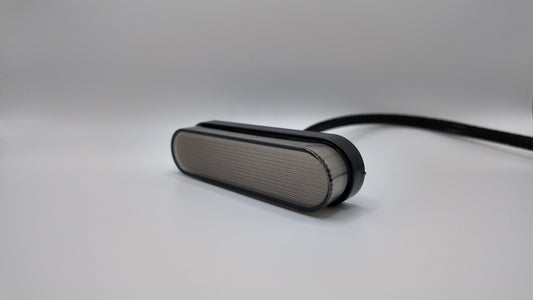 E-Ride 3.0 Cyber Brake Light by Project9 with 2-pin connector, showing the sleek, functional bike brake light in black.