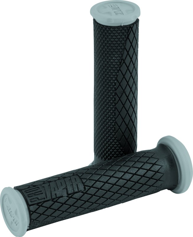 ProTaper, ProTaper Full Diamond Dual Density ATV Grips - Black/Gray