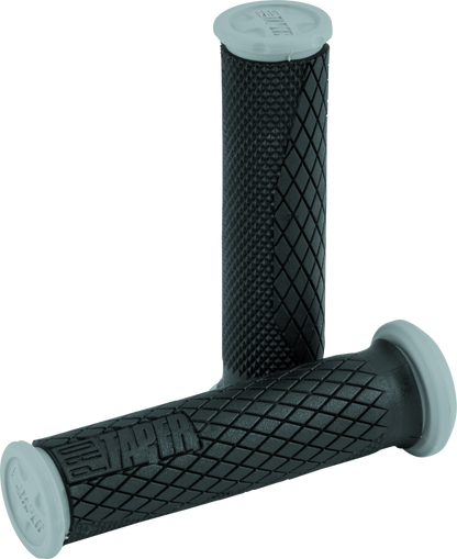 ProTaper, ProTaper Full Diamond Dual Density ATV Grips - Black/Gray