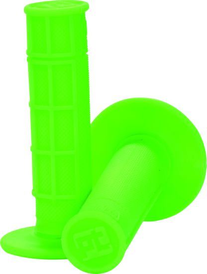 ProTaper, ProTaper Neon Green 1/2 Waffle Grips for Powersports Bikes