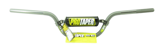 ProTaper SE handlebar for KLX/DRZ110 in platinum gray, showcasing the durable motocross handlebar design.