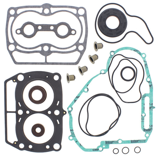 QuadBoss 05-09 Polaris Ranger 700 4x4 gasket set with oil seals, complete repair kit for engine maintenance and sealing.