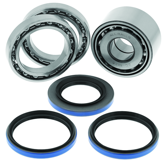 QuadBoss rear differential bearing and seal kit for Yamaha YFM350 Grizzly 4x4 IRS models, includes bearings and seals for rear differential.