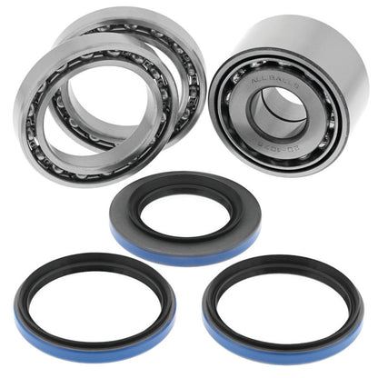 QuadBoss rear differential bearing and seal kit for Yamaha YFM350 Grizzly 4x4 IRS, includes bearings and seals for rear axle.