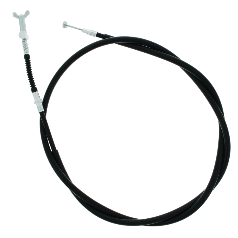 QuadBoss rear brake cable for Polaris Phoenix 200, durable power sports replacement part, shown in close-up view.