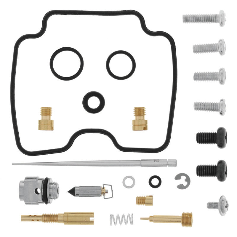 QuadBoss 12-13 Yamaha YFZ450 carburetor repair kit with replacement components for complete carburetor maintenance.