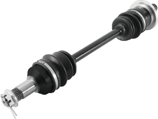 QuadBoss OEM front left rugged axle for Arctic Cat 400 TRV 4x4, part replacement for vehicle durability and performance.