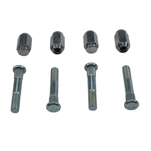 QuadBoss front wheel stud and nut kit for Polaris Scrambler XP 1000 2015-2018, includes multiple wheel studs and nuts.
