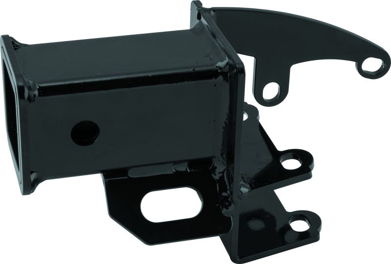 QuadBoss 2-inch rear receiver hitch for Honda TRX420 FourTrax Rancher (2007-2009) shown installed on the ATV.