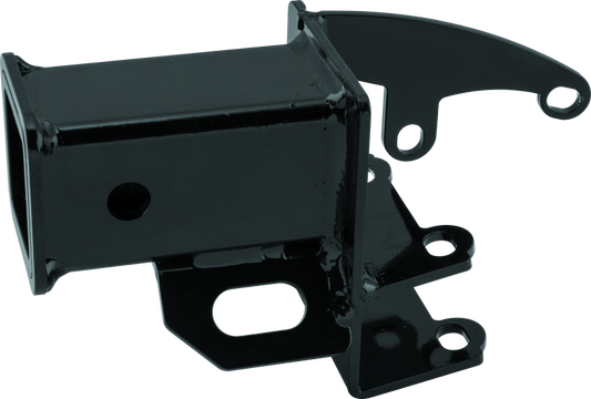 QuadBoss 2-inch rear receiver hitch for Honda TRX420 FourTrax Rancher (2007-2009) shown installed on the ATV.