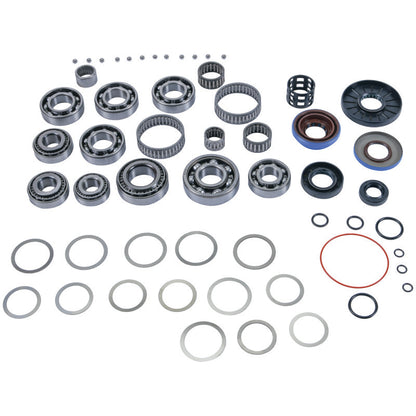 QuadBoss 2010 Polaris RZR 4 800 transmission rebuild kit, part #566580, with various gears and components for repair.