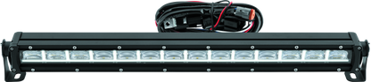 QuadBoss 21.5-inch single-row DRL LED light bar with combo flood and spot beams for off-road or automotive lighting.