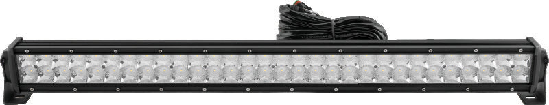 QuadBoss 22-inch double row LED light bar with combo flood and spot beams for off-road and vehicle lighting.