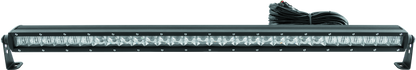 QuadBoss 31.5-inch single row LED light bar with combo beam, rugged off-road lighting for trucks and SUVs.