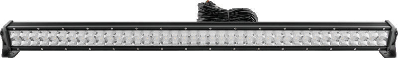 QuadBoss 32-inch double row LED light bar with combo flood and spot beams, designed for off-road and vehicle lighting.