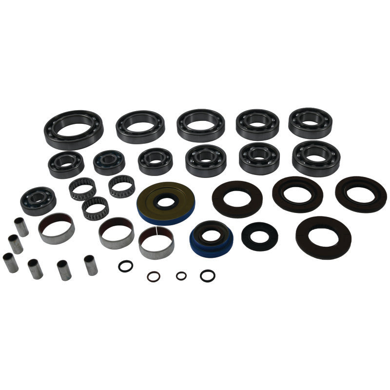 QuadBoss 401292 transaxle bearing kit for Polaris Ranger 570, 900, and 1000 Diesel models, shown with bearings and components.