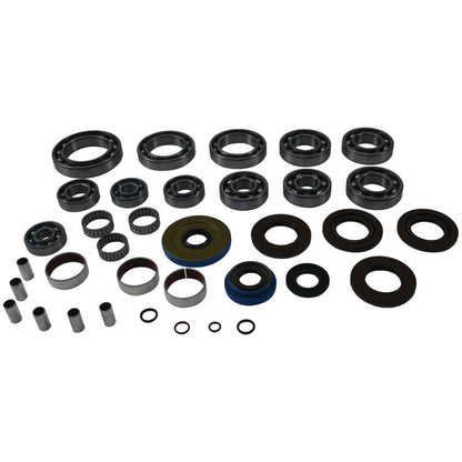 QuadBoss 401292 transaxle bearing kit for Polaris Ranger 570, 900, and 1000 Diesel models, shown with bearings and components.