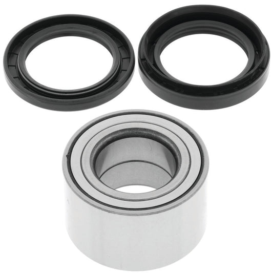QuadBoss front ATV wheel bearing and seal kit for Suzuki LT-A500X KingQuad 4x4, showing wheel components and seals.