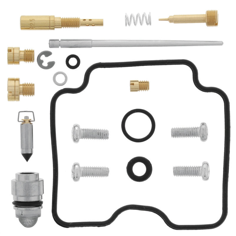 QuadBoss Yamaha YFM125R Raptor carburetor repair kit for 2011-2013 models, includes components for carburetor maintenance and repair.