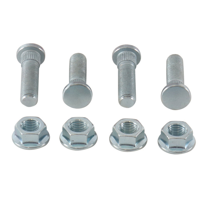 QuadBoss Polaris ACE 325 EFI front wheel stud and nut kit for 2001-2014 models, includes wheel studs and nuts for ATV repair.