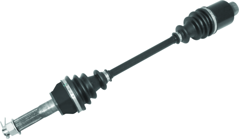 QuadBoss 609426 middle rugged axle for 2010-2016 Polaris Ranger 6x6 800 off-road utility vehicle, shown in the image.