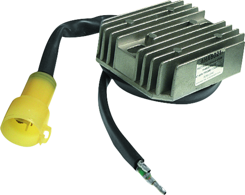 QuadBoss Honda TRX300 FourTrax voltage regulator for reliable power management, shown in a close-up image.