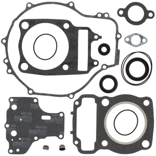 QuadBoss complete gasket set with oil seal for Polaris Magnum and Trail Boss 325/330, includes multiple gaskets and seals.