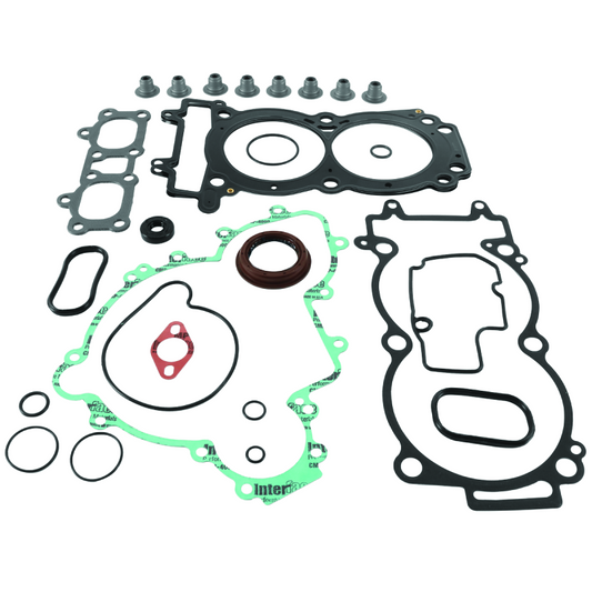 QuadBoss complete gasket set with oil seals for 2018-2020 Polaris RZR XP Turbo S, includes various gaskets and oil seal components.