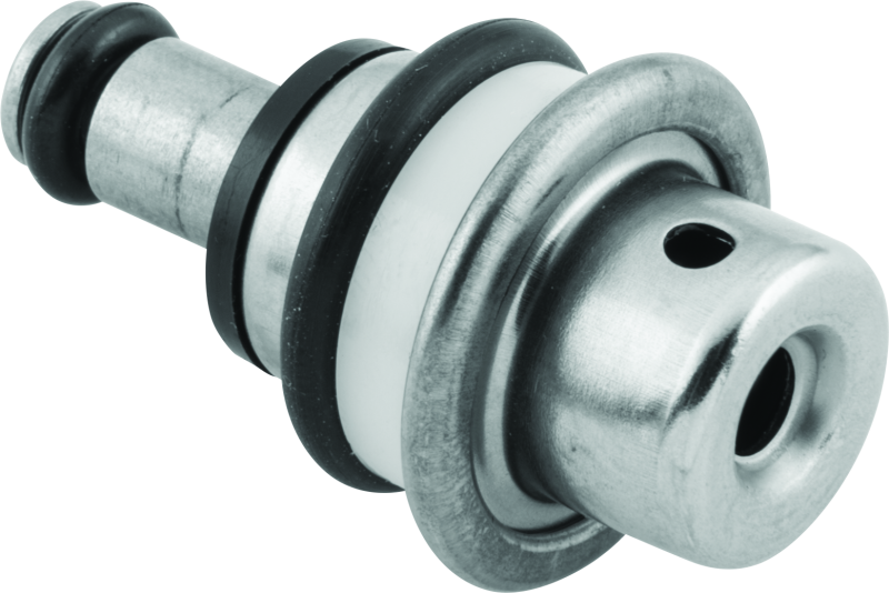 QuadBoss fuel pressure regulator for Polaris Ranger and RZR models, part #403209, shown in image with detailed fittings and brand logo.