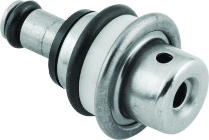 QuadBoss fuel pressure regulator for Polaris Ranger and RZR models, part #403209, shown in image with detailed fittings and brand logo.